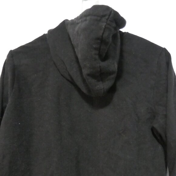 DIVIDED - H&M Basic | medium | Black Zip-Up Hooded Sweatshirt - Picture 11 of 15